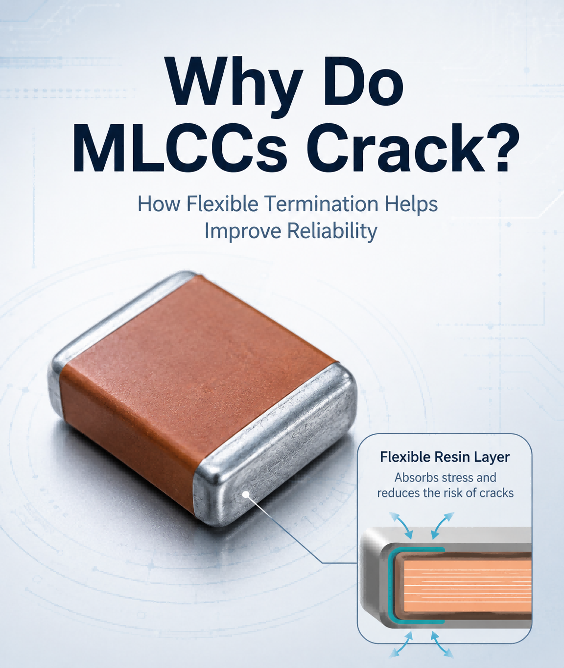 Why Do MLCCs Crack, and How Can Flexible Termination Help?